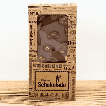 Vollmilchschokolade mit gebrannten Mandeln